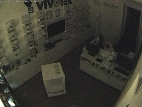 Záběr z testované kamery VIVOTEK FD9189-HT