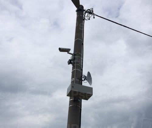 Instalace IP kamery SONY SNC-EB630 pro hlídání areálu