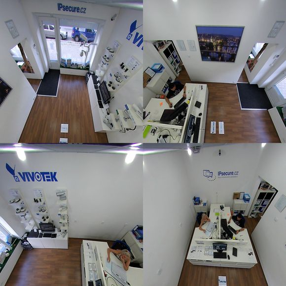 IP kamera VIVOTEK FE8172 - 4x ePTZ s automatickým otáčením
