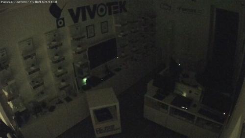 Záběr z testované kamery VIVOTEK FD8177-HT