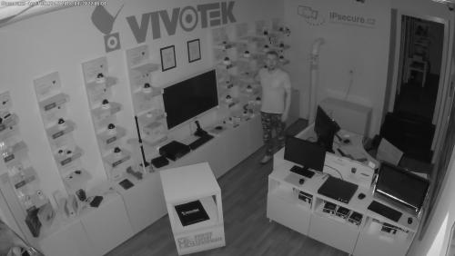 Záběr z testované kamery VIVOTEK FD8177-HT