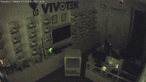 Záběr z testované kamery VIVOTEK FD8369A-VF3 GREY