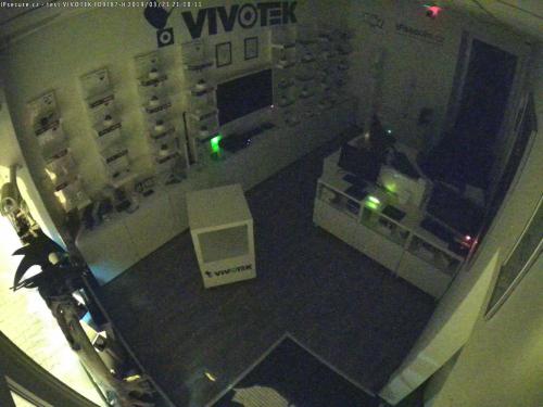 Záběr z testované kamery VIVOTEK FD9187-H