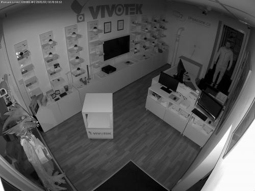 Záběr z testované kamery VIVOTEK FD9380-HF2