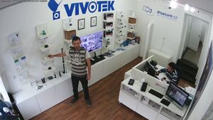 Záběr IP kamery VIVOTEK FD8168