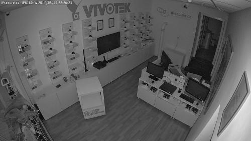Záběr z testované kamery VIVOTEK IP8160-W