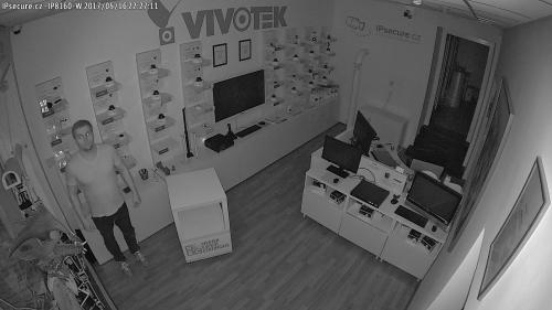 Záběr z testované kamery VIVOTEK IP8160-W