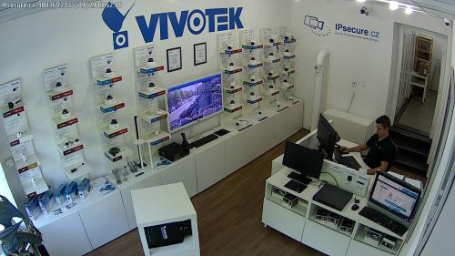 Záběr z testované kamery VIVOTEK IB8360